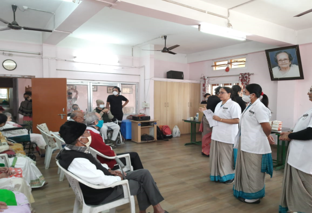 Old Age Home visit (Events 2020-2021)